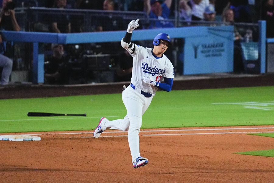 52号を放ったドジャース・大谷翔平【写真:荒川祐史】