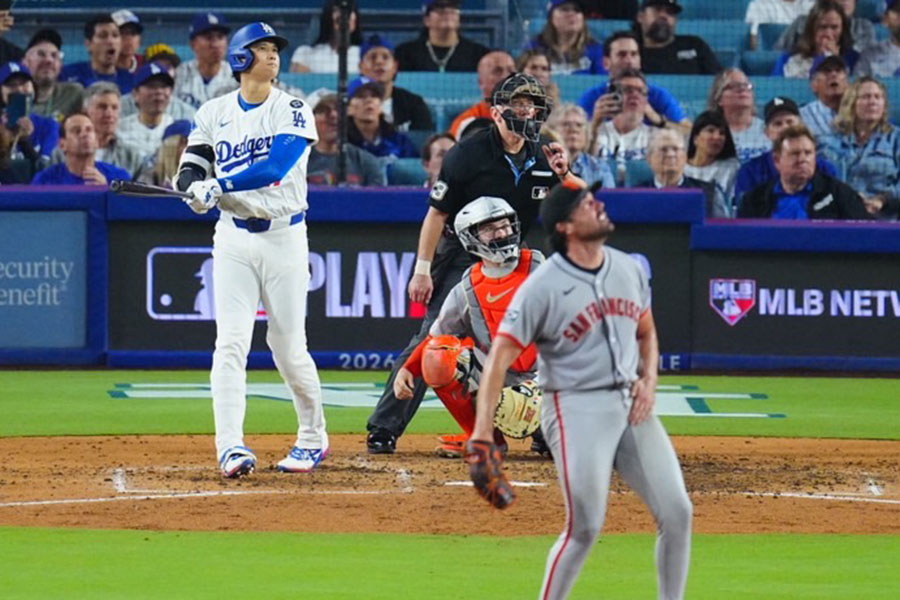 ドジャース・大谷翔平に本塁打を浴びたジャイアンツのロビー・レイ【写真:ロイター】