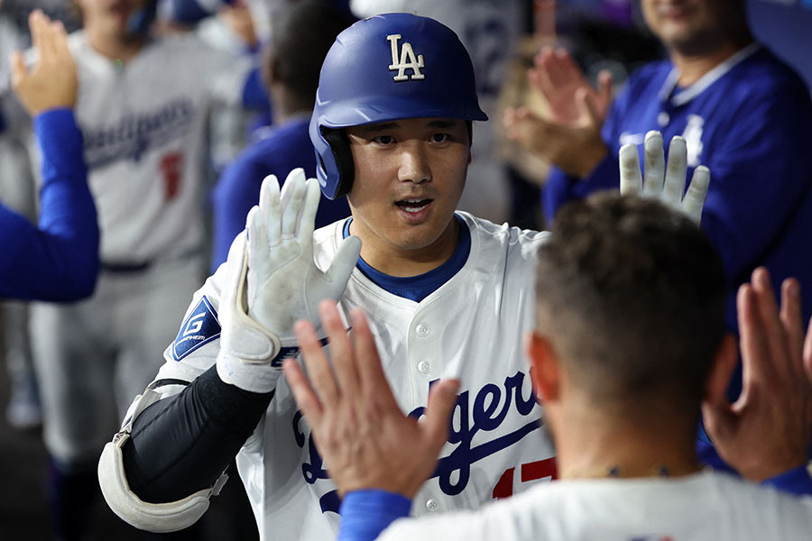 52号本塁打を放ったドジャース・大谷翔平【写真：ロイター】