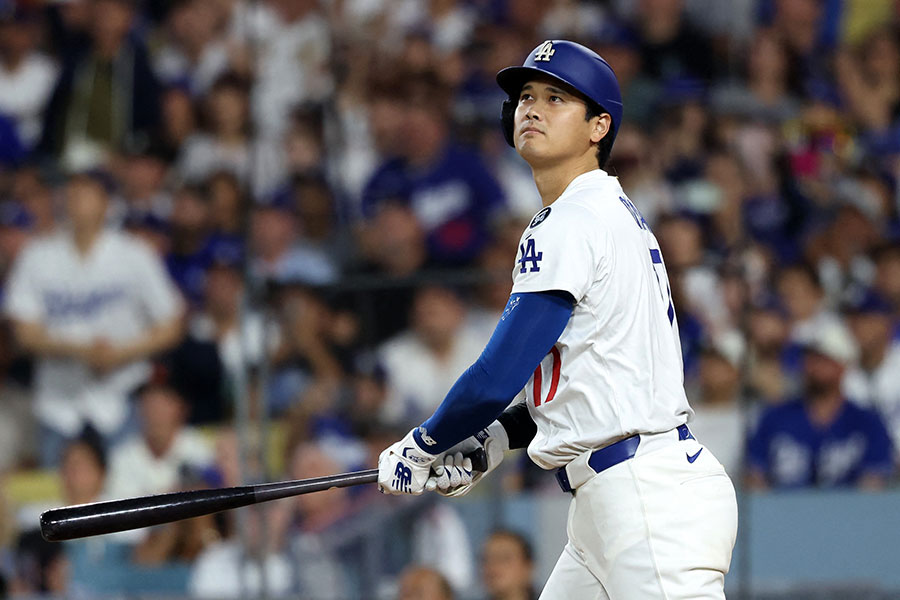 52号逆転3ランを放ったドジャース・大谷翔平【写真：ロイター】