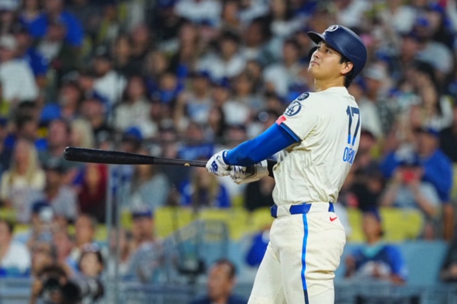 53号を放ったドジャース・大谷翔平【写真：荒川祐史】