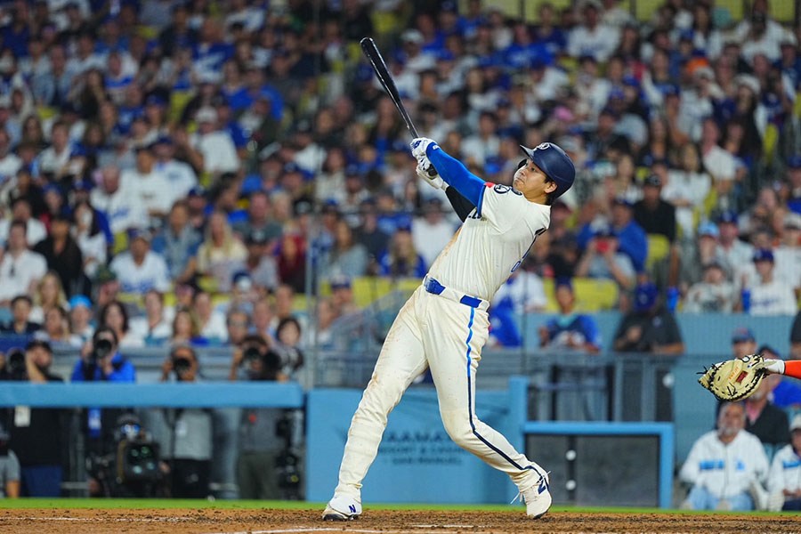 53号を放ったドジャース・大谷翔平【写真：荒川祐史】