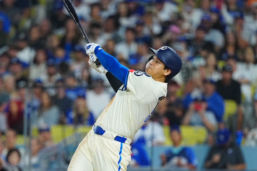 53号を放ったドジャース・大谷翔平【写真:荒川祐史】