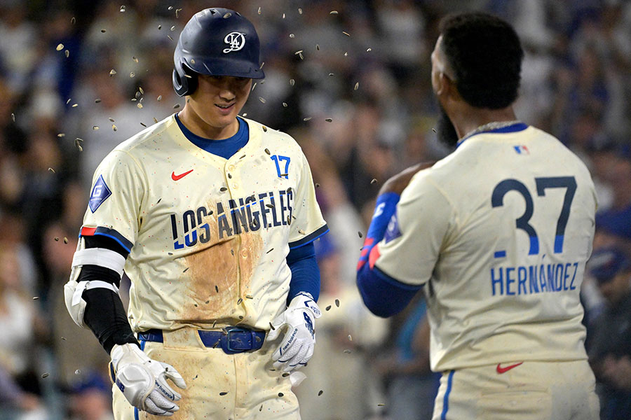 53号を放ったドジャース・大谷翔平【写真：ロイター】