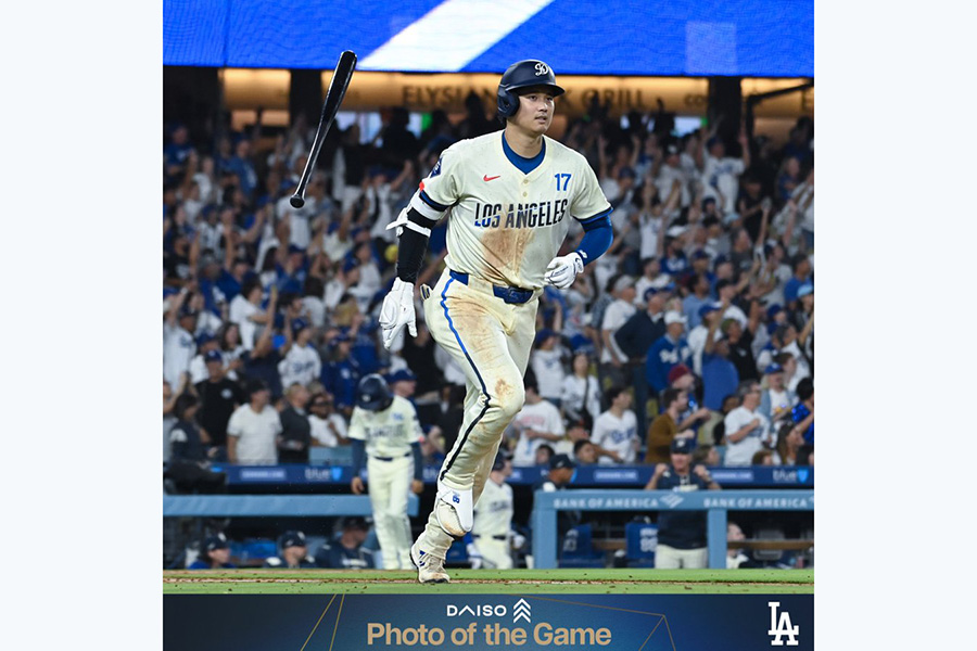 球団が取り上げた“今日の一枚”【写真提供：ドジャース】