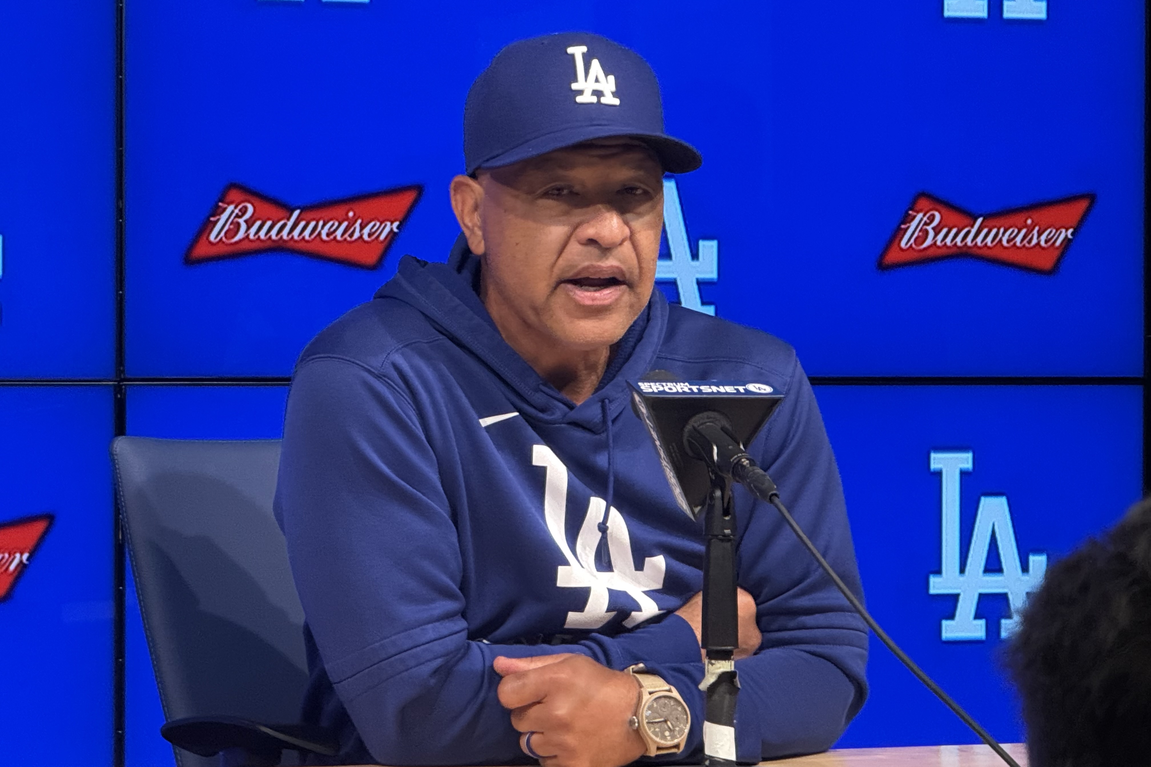 ドジャースのロバーツ監督【写真：小谷真弥】