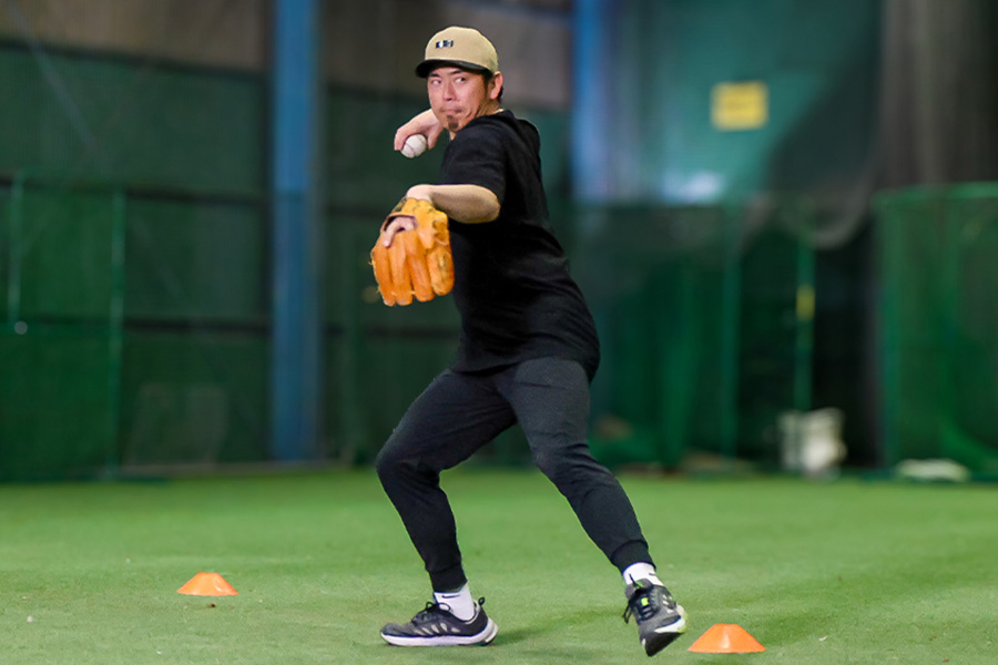 ベースボールアドバイザーの生島峰至氏【写真：伊藤賢汰】