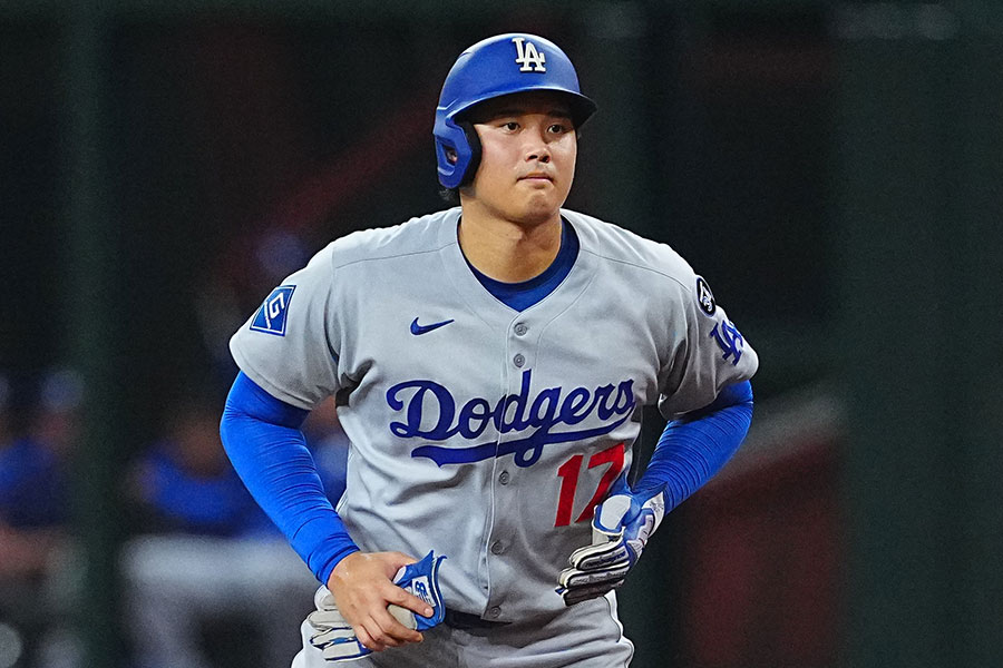 Dバックス戦に出場したドジャース・大谷翔平【写真：荒川祐史】