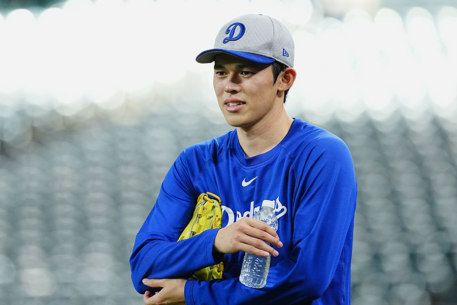 ドジャース・佐々木朗希【写真：荒川祐史】