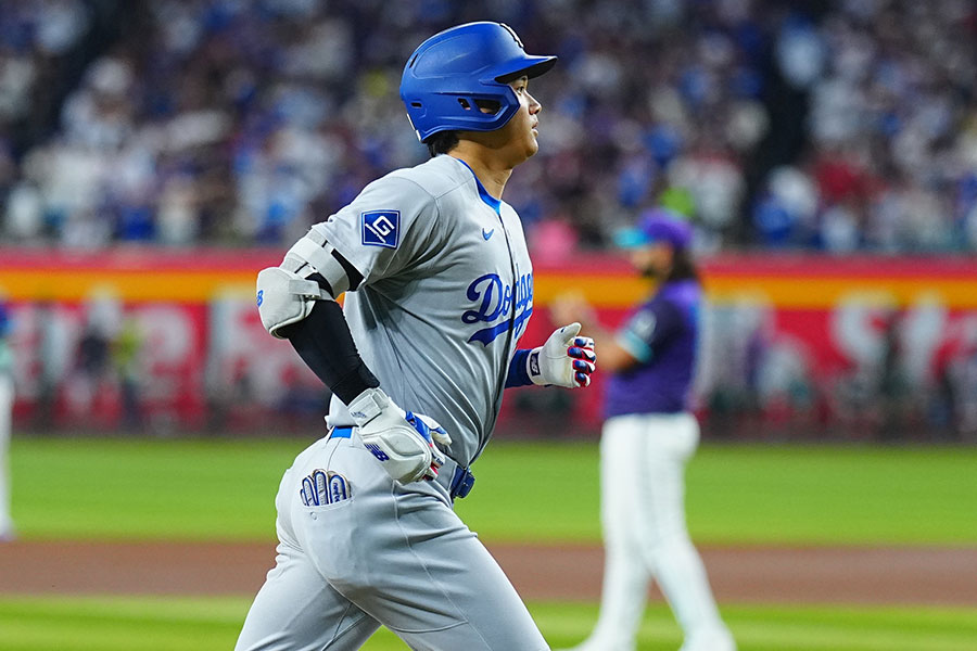 54号を放ったドジャース・大谷翔平【写真：荒川祐史】