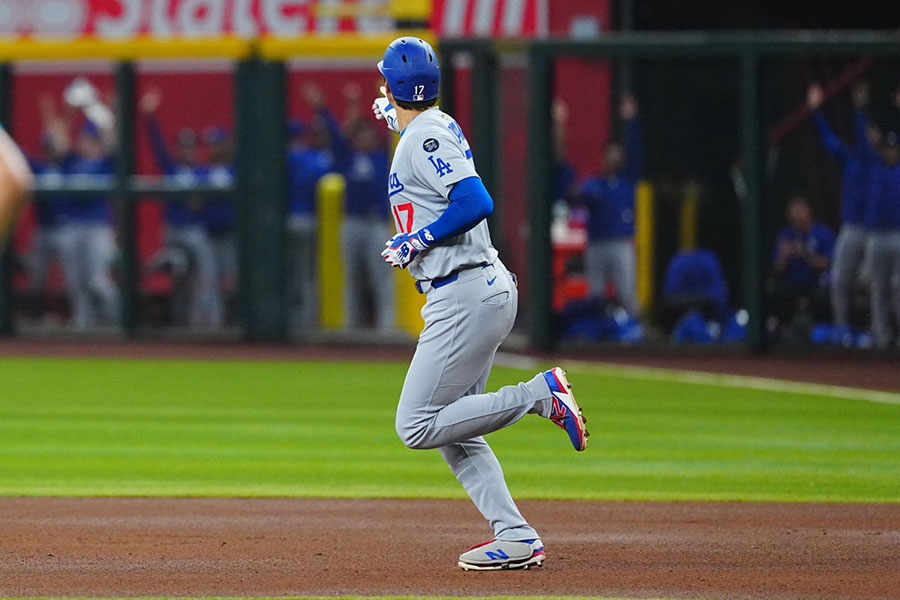 54号を放ったドジャース・大谷翔平【写真：荒川祐史】