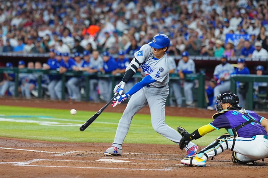 54号を放ったドジャース・大谷翔平【写真：荒川祐史】