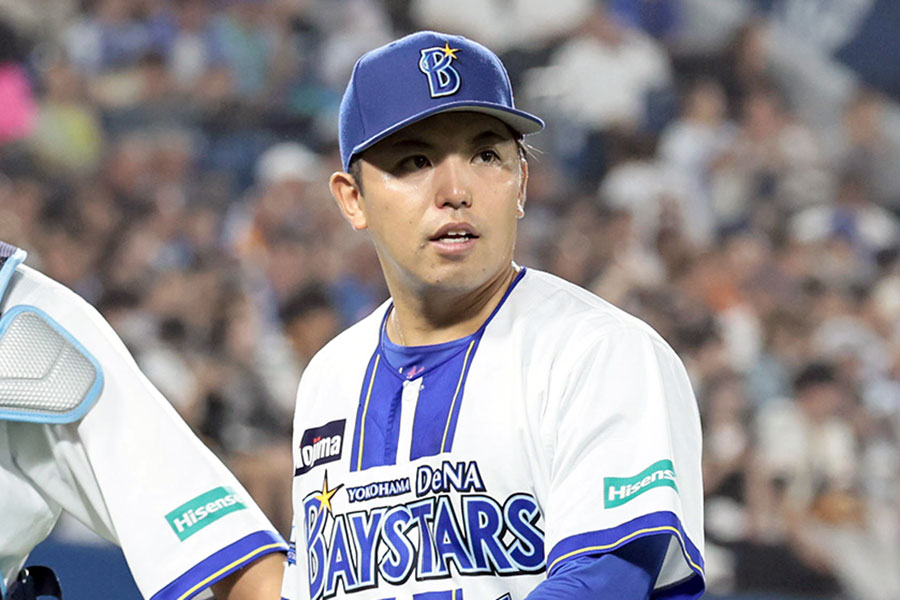 巨人戦に登板したDeNA・東克樹【写真提供：産経新聞社】