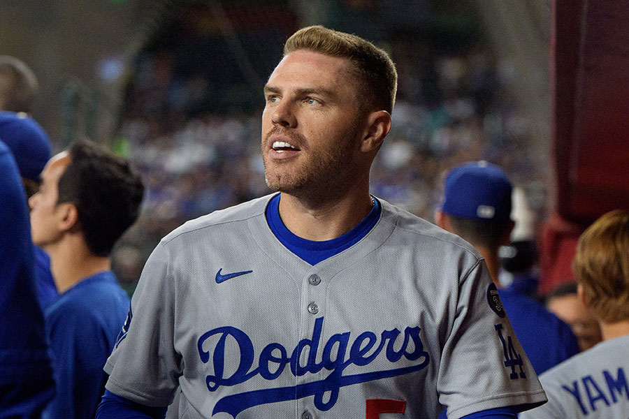 Dバックス戦に出場したドジャースのフレディ・フリーマン【写真：ロイター】