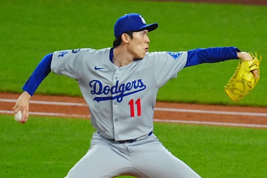 マリナーズ戦で力投したドジャース・佐々木朗希【写真：荒川祐史】