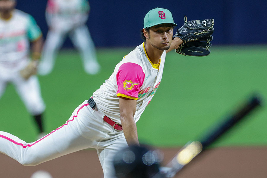 Dバックス戦に登板したパドレスのダルビッシュ有【写真:ロイター】