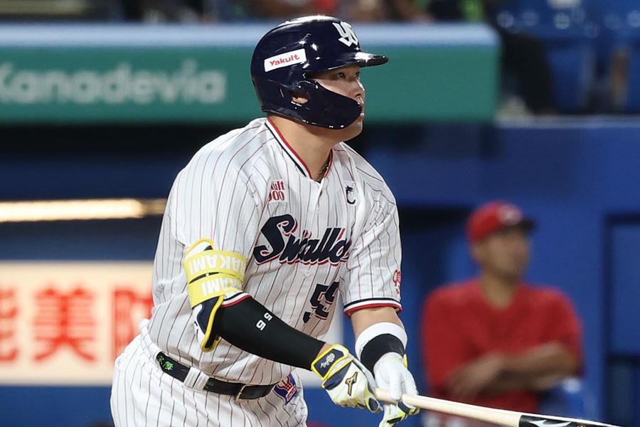 20号本塁打を放ったヤクルト・村上宗隆【写真：加治屋友輝】