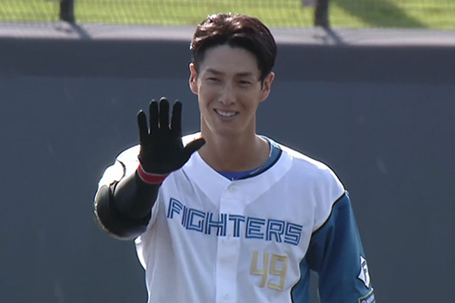 現役を引退した日本ハム・若林晃弘【画像:パーソル パ・リーグTV】