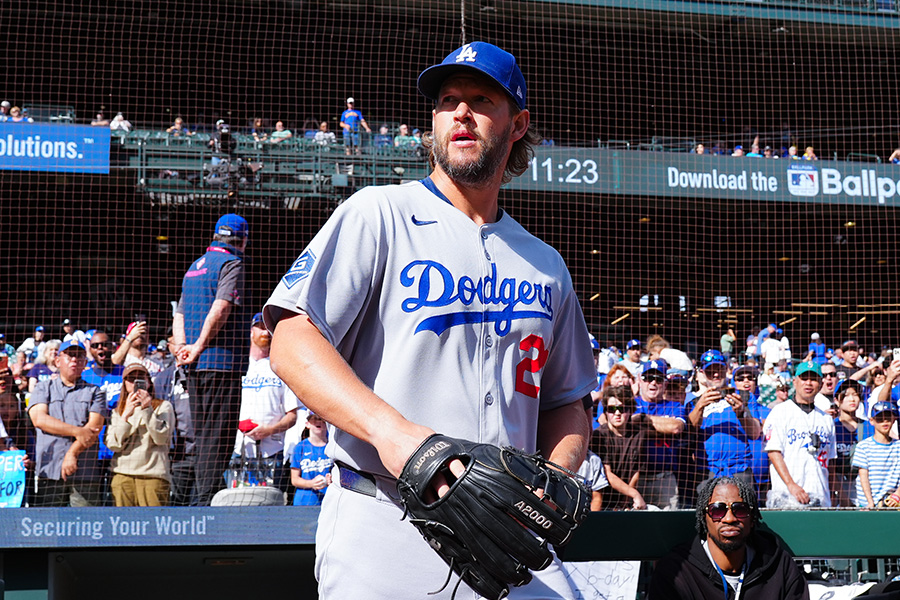 WBC米国代表に選出されたクレイトン・カーショー【写真：荒川祐史】