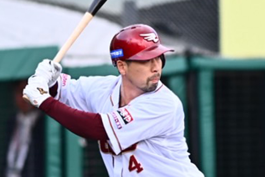 楽天・阿部寿樹【写真：古川剛伊】