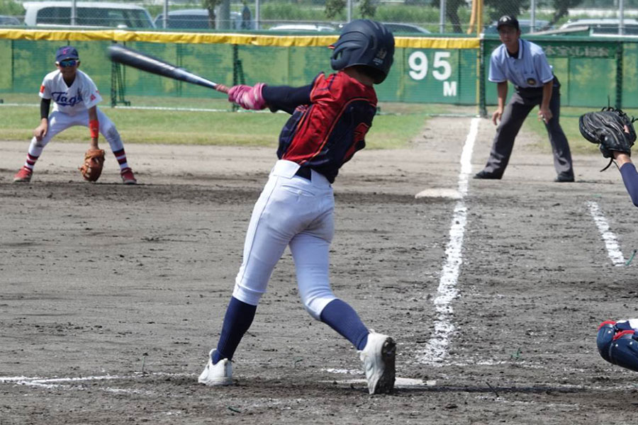 今夏のマクドナルド・トーナメントに出場した山梨・甲斐JBC【写真：橋本健吾】