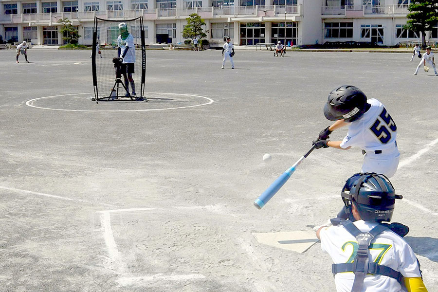 北名古屋ドリームスが導入する「PMBB」の様子【写真：フィールドフォース提供】