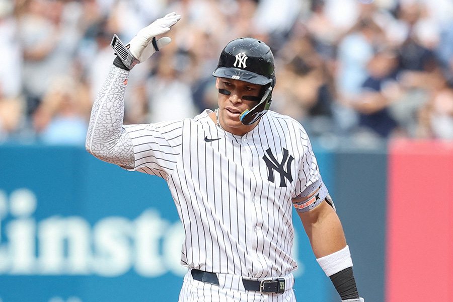 ヤンキースのアーロン・ジャッジ【写真：ロイター】