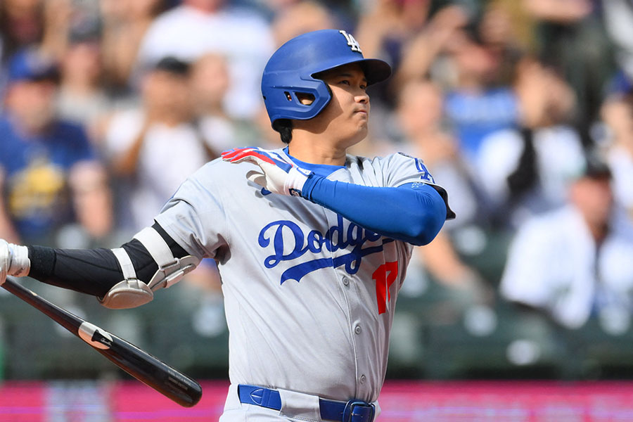 マリナーズ戦に出場したドジャース・大谷翔平【写真：ロイター】