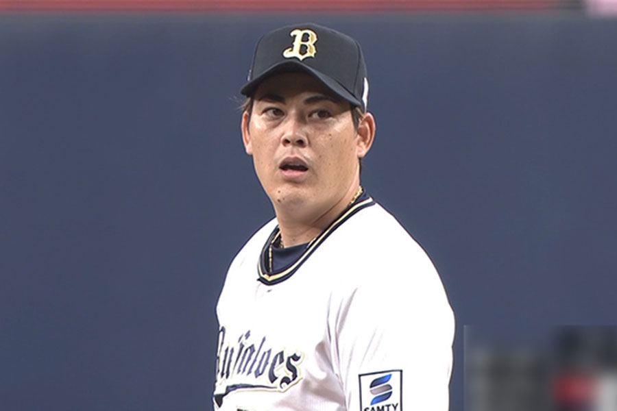 楽天戦に先発したオリックス・九里亜蓮【画像：パーソル パ・リーグTV】