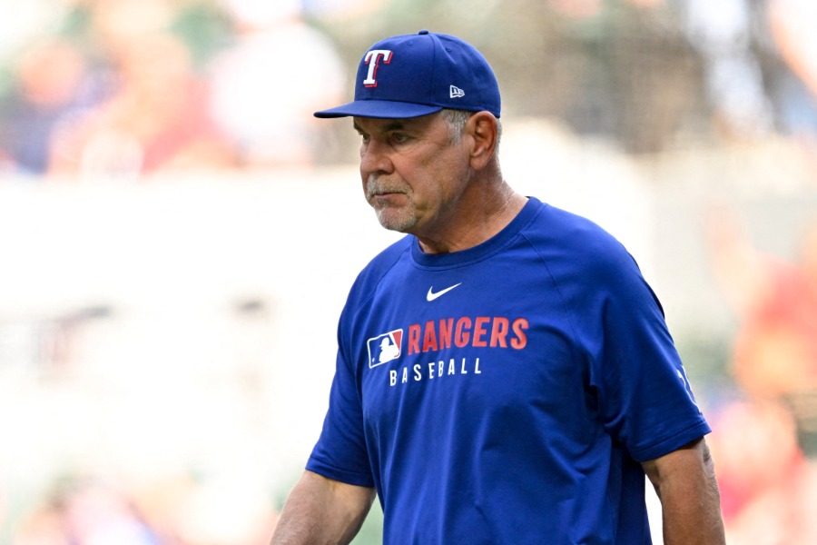 レンジャーズのブルース・ボウチー監督【写真：ロイター】