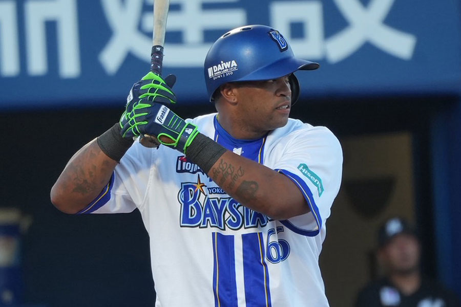 DeNAのダヤン・ビシエド【写真：町田利衣】