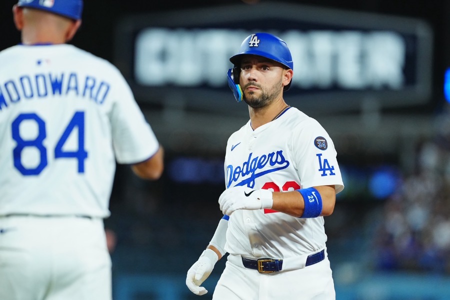 ドジャースのマイケル・コンフォート【写真：荒川祐史】