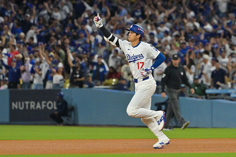 2本目の本塁打を放ったドジャース・大谷翔平【写真：ロイター】