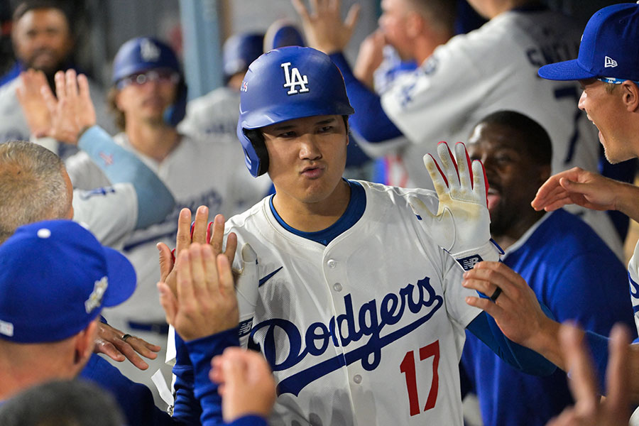 2本目の本塁打を放ったドジャース・大谷翔平【写真：ロイター】
