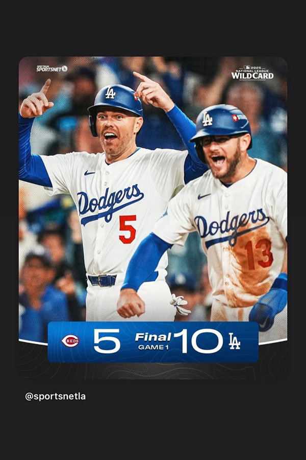 ドジャース・大谷翔平が引用した投稿（画像はスクリーンショット）