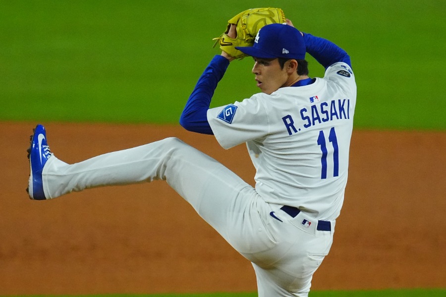 ドジャース・佐々木朗希【写真:荒川祐史】