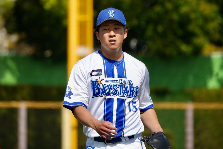 DeNAから戦力外通告を受けた徳山壮磨【写真：町田利衣】