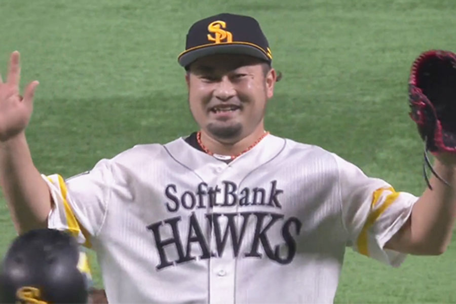 ソフトバンク時代の森唯斗【画像：パーソル パ・リーグTV】