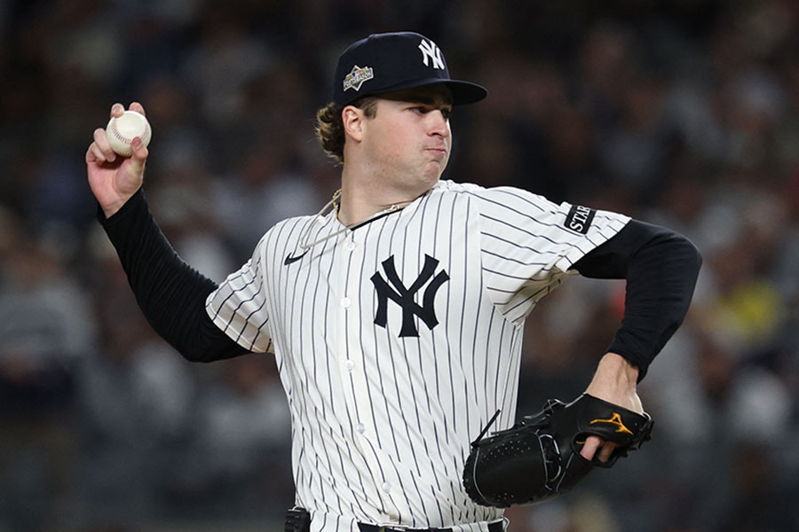 ヤンキース先発のキャメロン・シュリトラー【写真：ロイター】