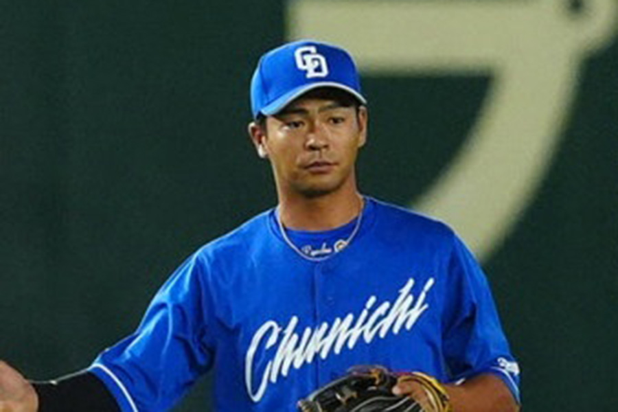 中日・土田龍空【写真:小林靖】