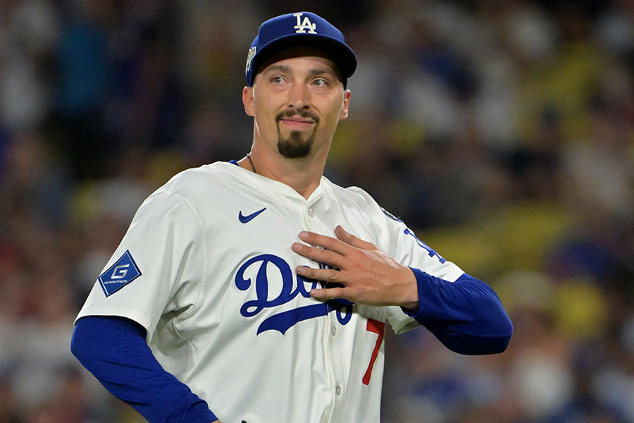 ドジャースのブレイク・スネル【写真：ロイター】