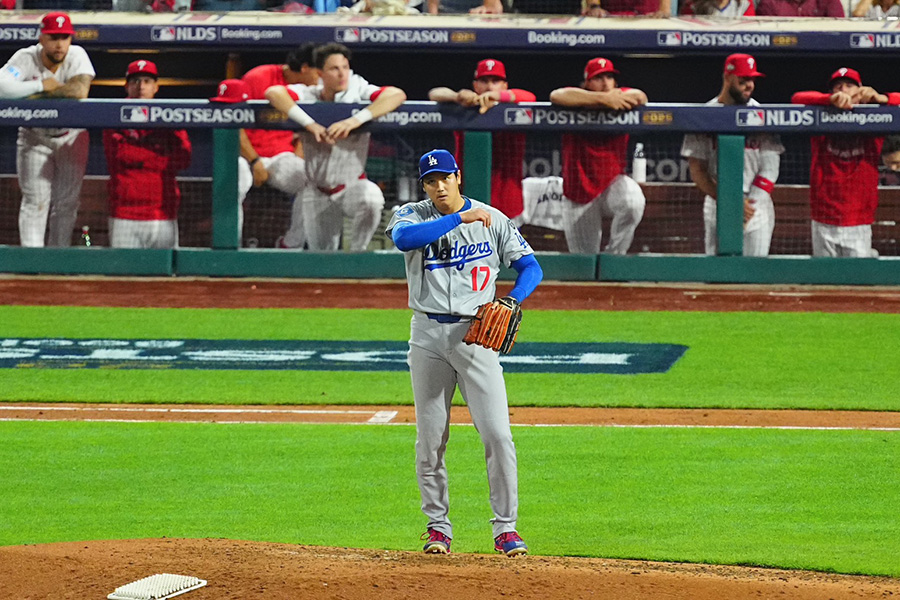先発したドジャース・大谷翔平【写真:荒川祐史】