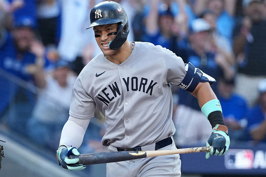 ヤンキースのアーロン・ジャッジ【写真：ロイター】