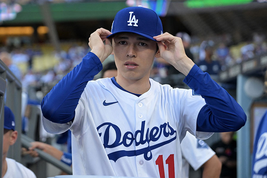 ドジャース・佐々木朗希【写真：ロイター】