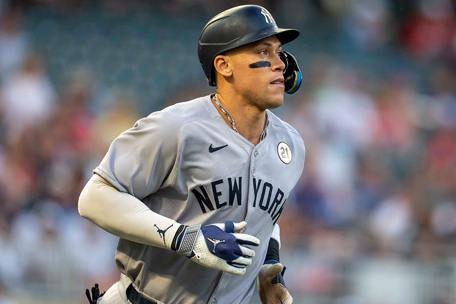 ヤンキースのアーロン・ジャッジ【写真：ロイター】
