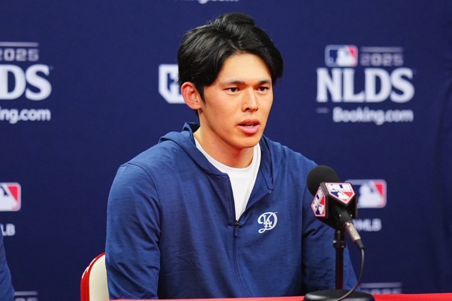 ドジャース・佐々木朗希【写真：荒川祐史】