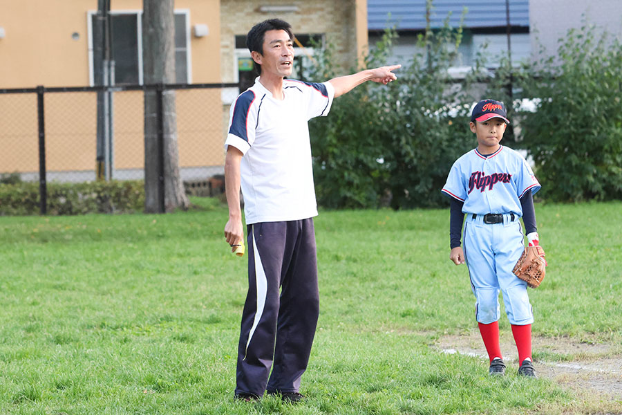 東16丁目フリッパーズ・笹谷武志監督【写真：石川加奈子】
