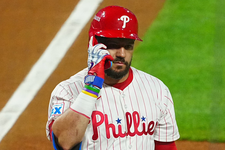 フィリーズのカイル・シュワーバー【写真：荒川祐史】