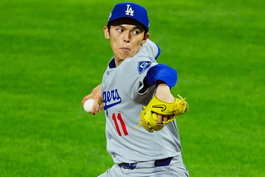 ドジャース・佐々木朗希【写真:荒川祐史】