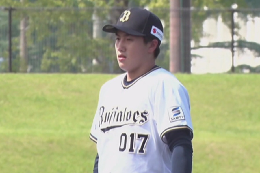 オリックス・陳睦衡【写真：パ・リーグTV】